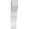 Ekena Millwork 3-in. W x 10-in. D x 14-in. H Monterey Architectural Grade PVC Knee Brace BRCP03X10X14MON - alternate 3
